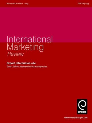 cover image of International Marketing Review, Volume 20, Issue 1
